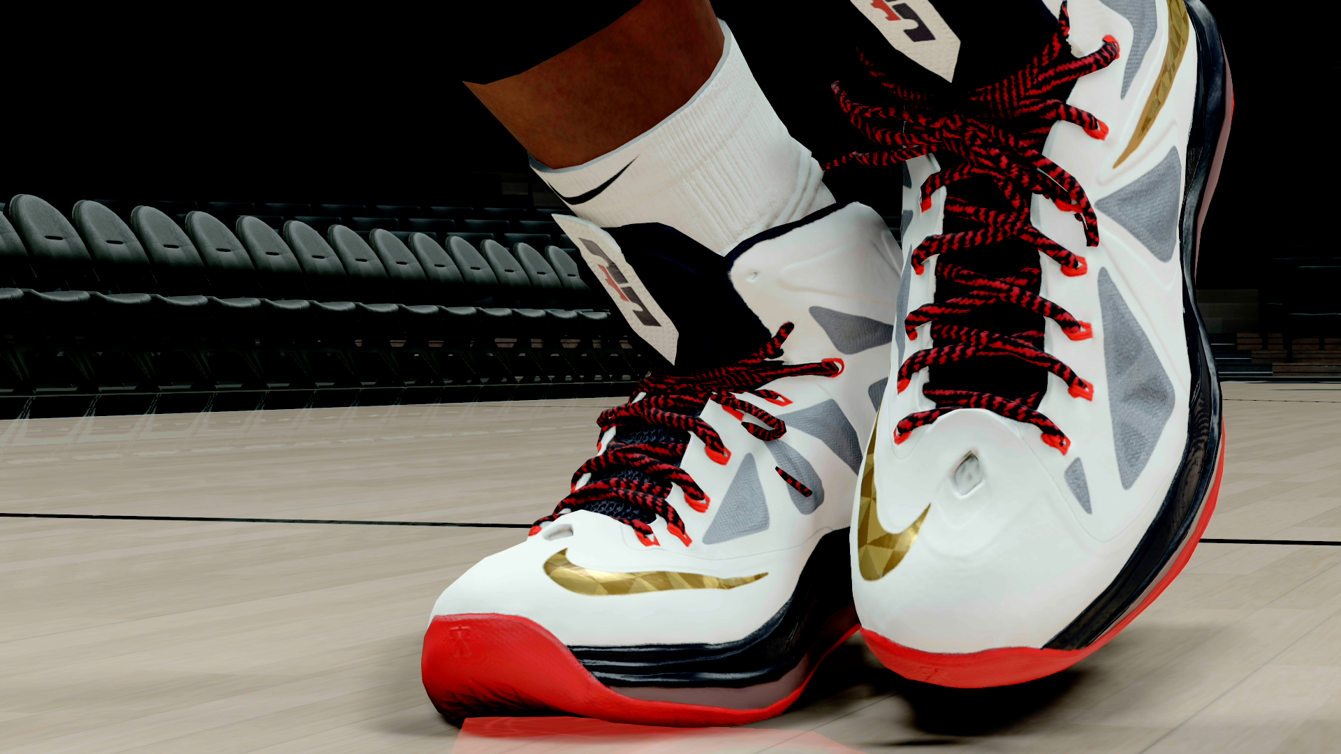LeBron 10 Gold Metal