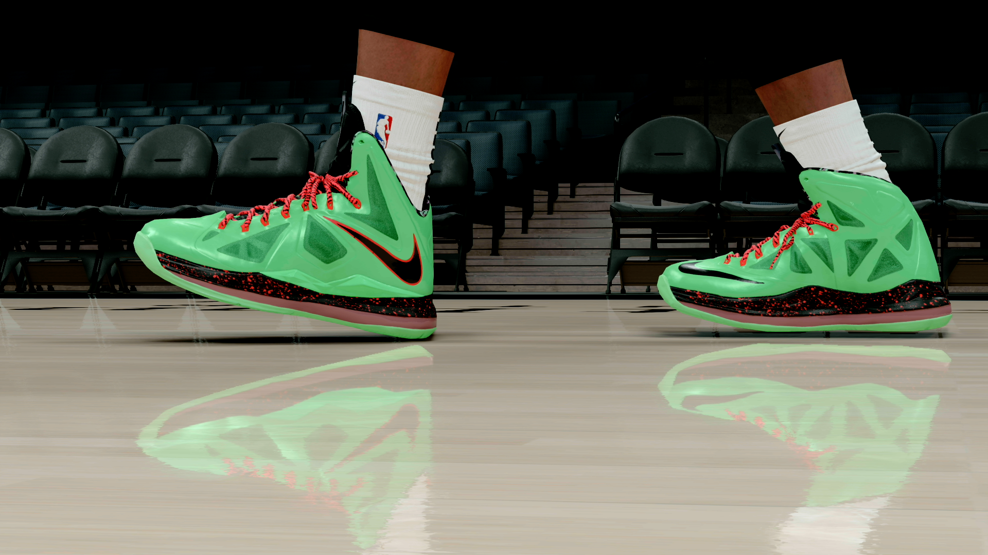LeBron 10 Cutting Jade