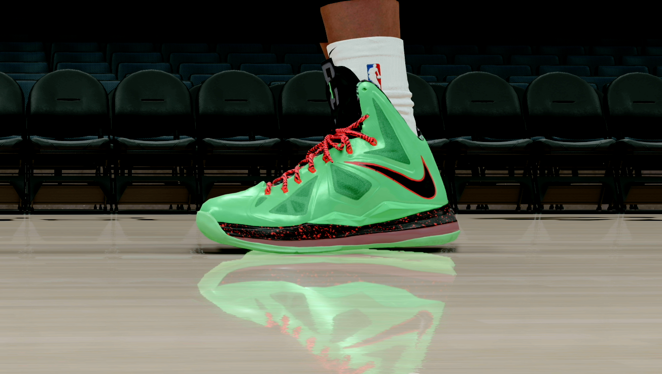 LeBron 10 Cutting Jade