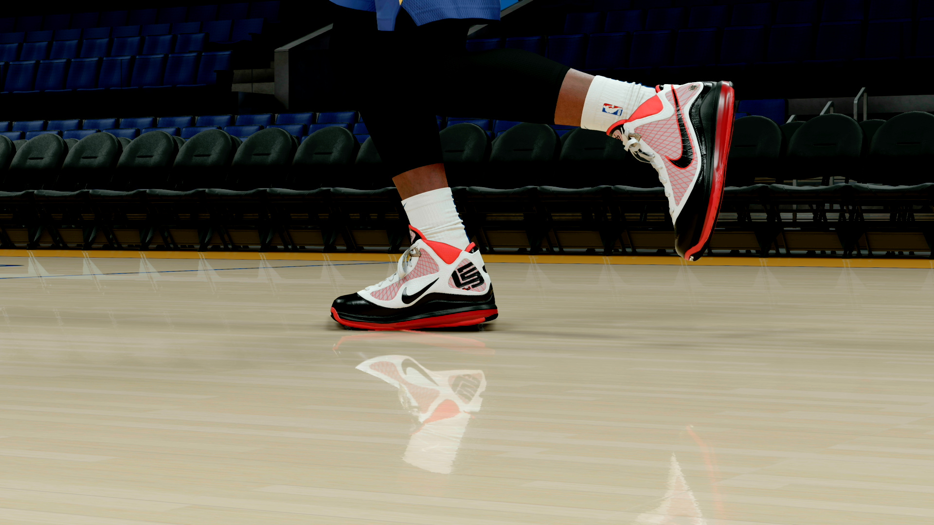 LeBron 7 White Red Black