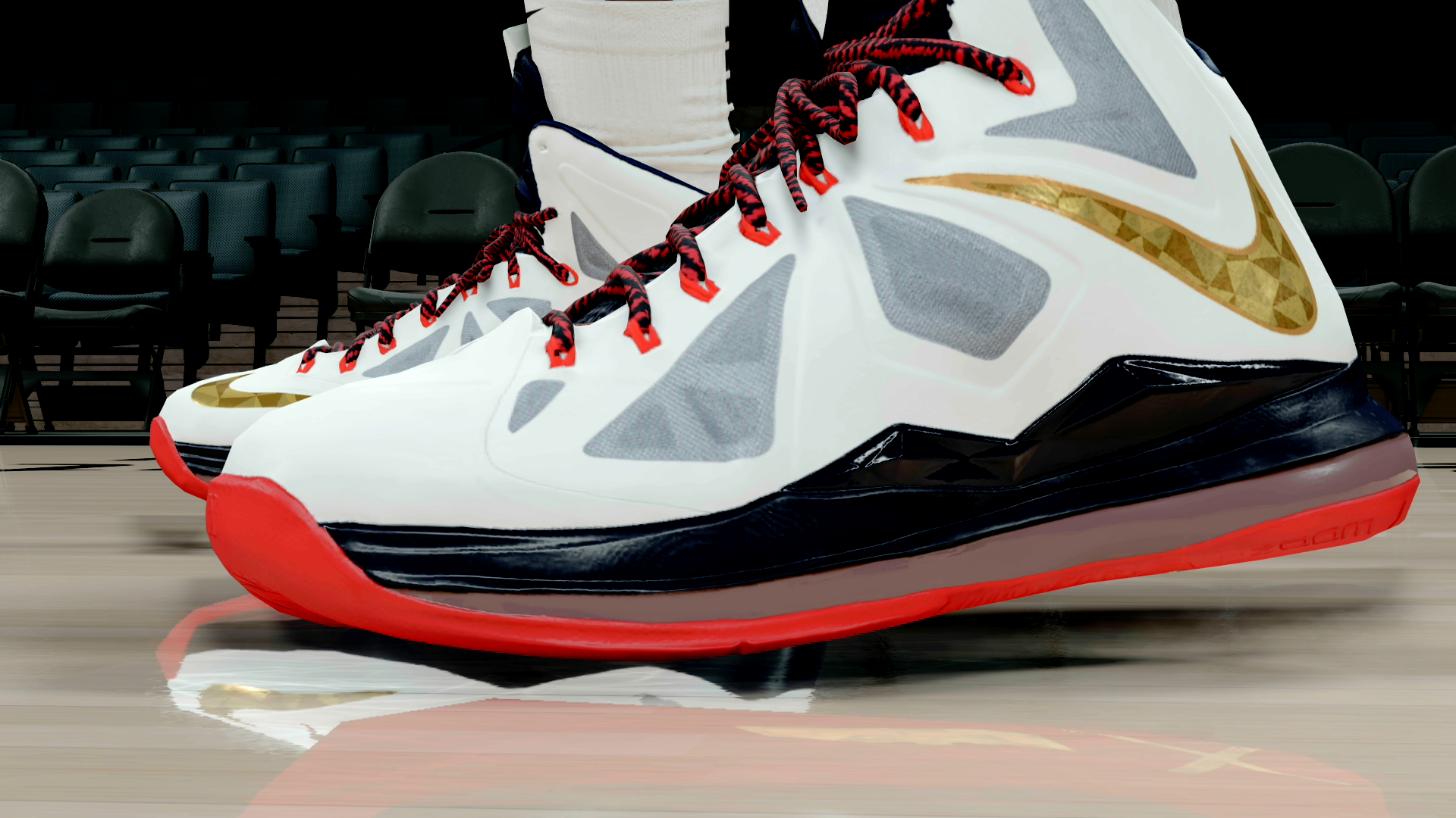LeBron 10 Gold Metal