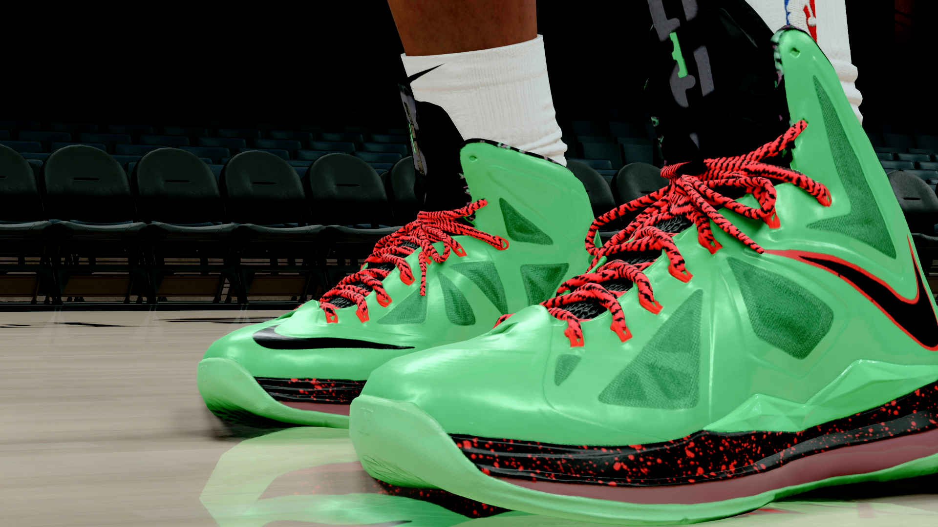 LeBron 10 Cutting Jade