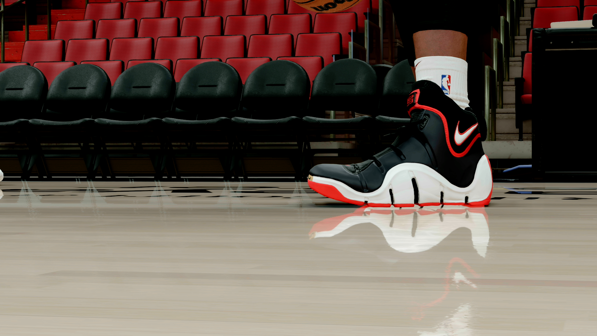 LeBron 4 Black White Red