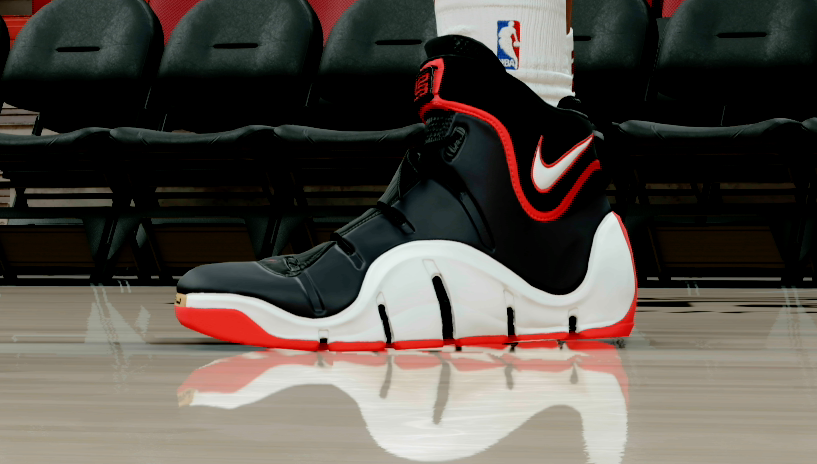 LeBron 4 Black White Red