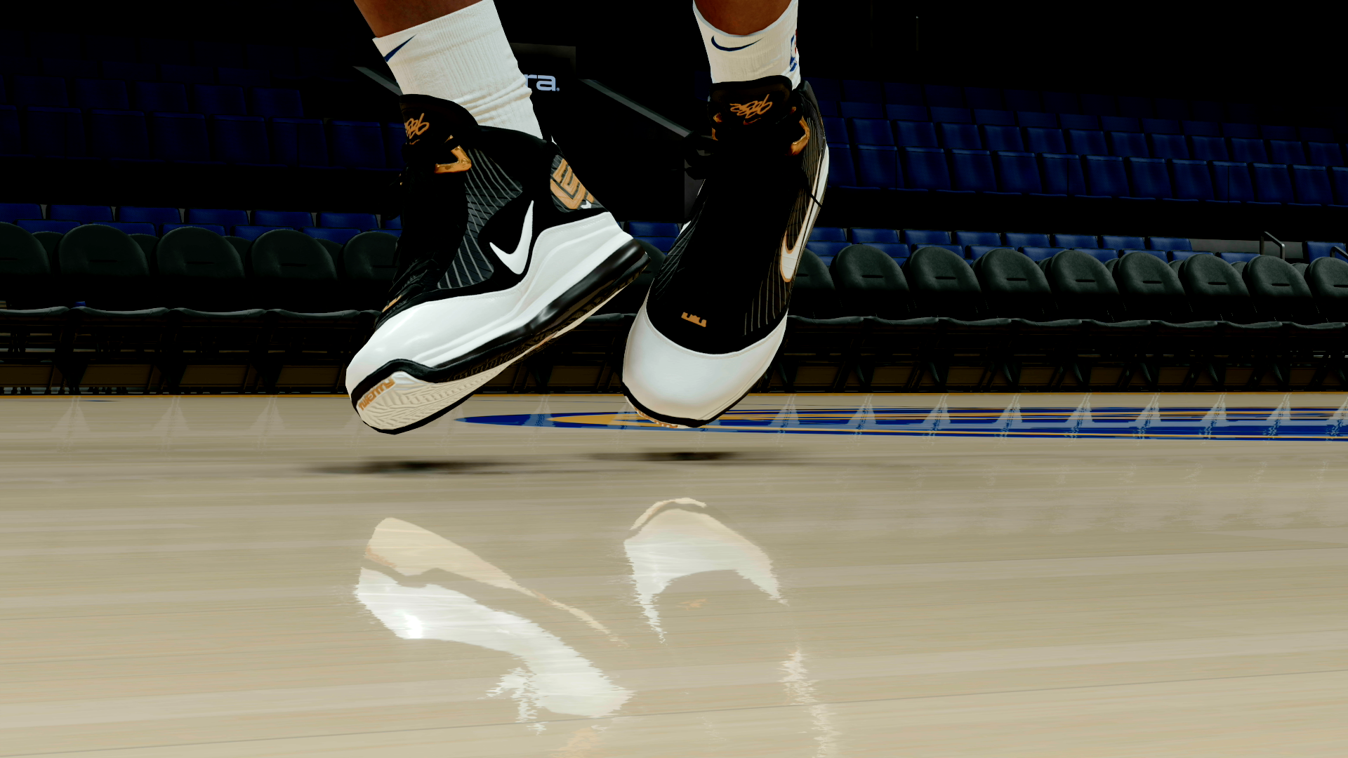 LeBron 7 Black White Gold