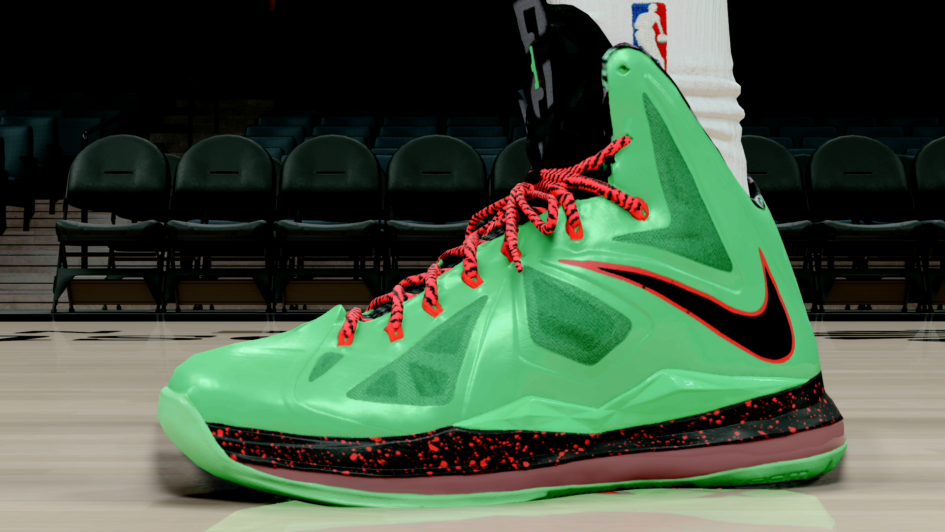 LeBron 10 Cutting Jade