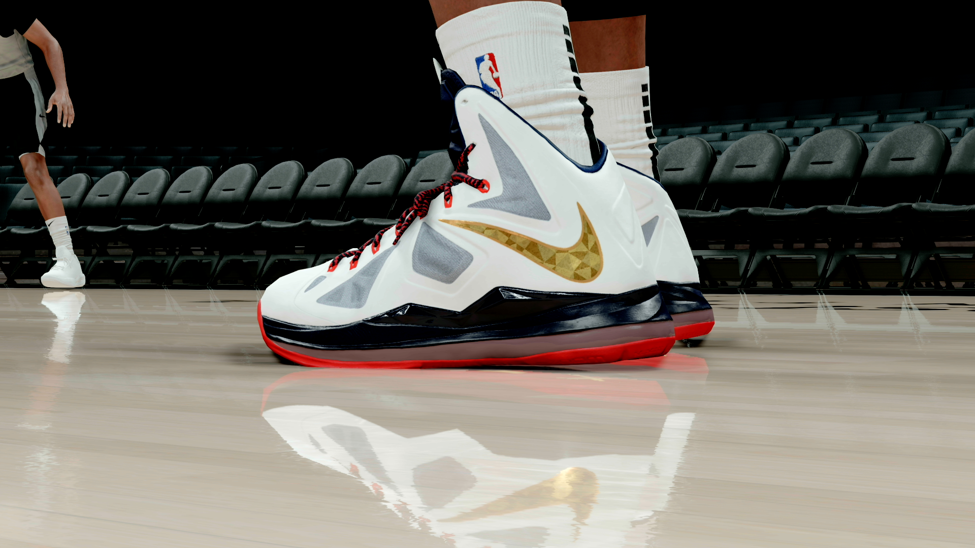 LeBron 10 Gold Metal