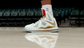 LeBron 10 White Gold