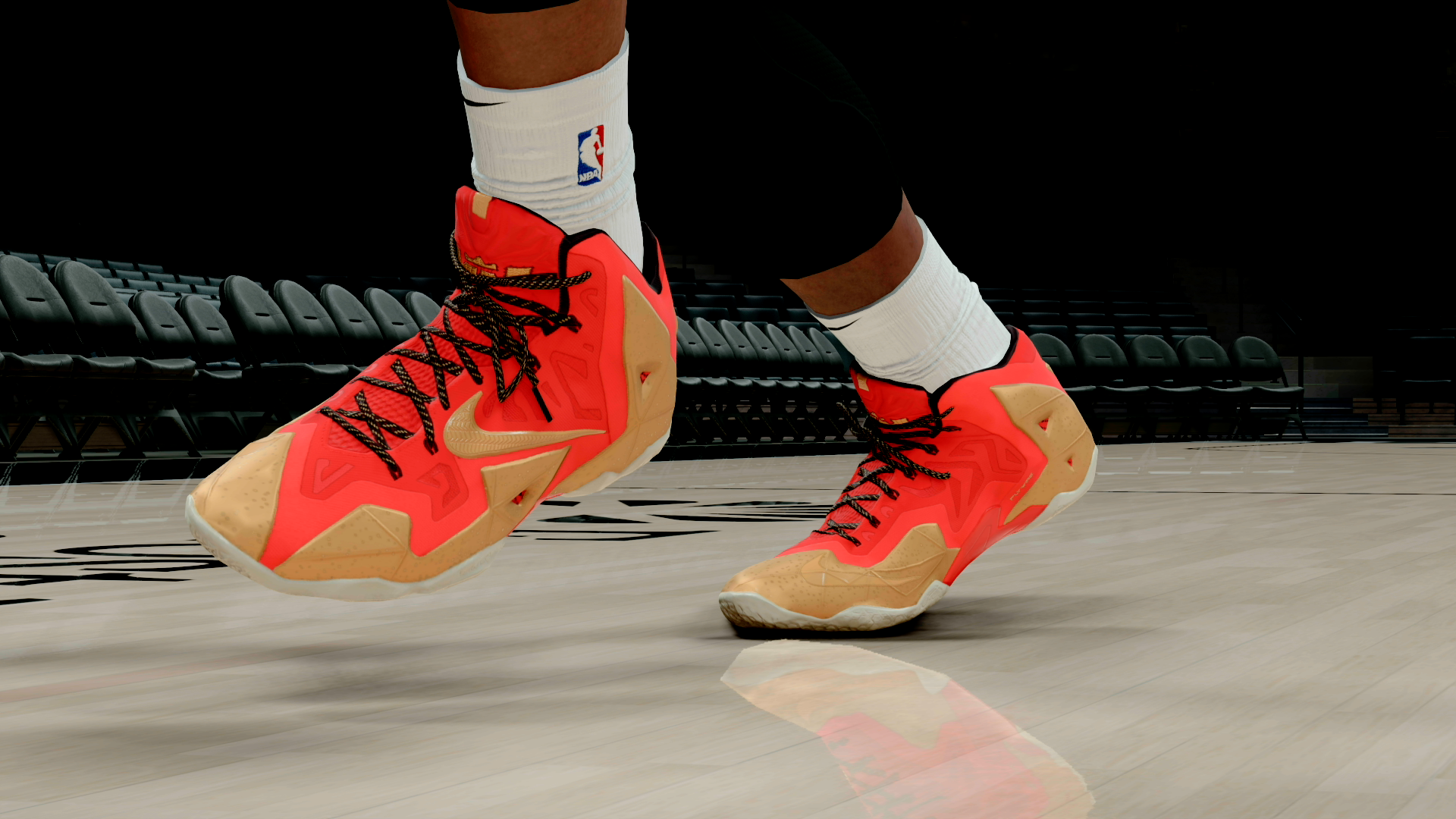 LeBron 11 Red & Gold PE