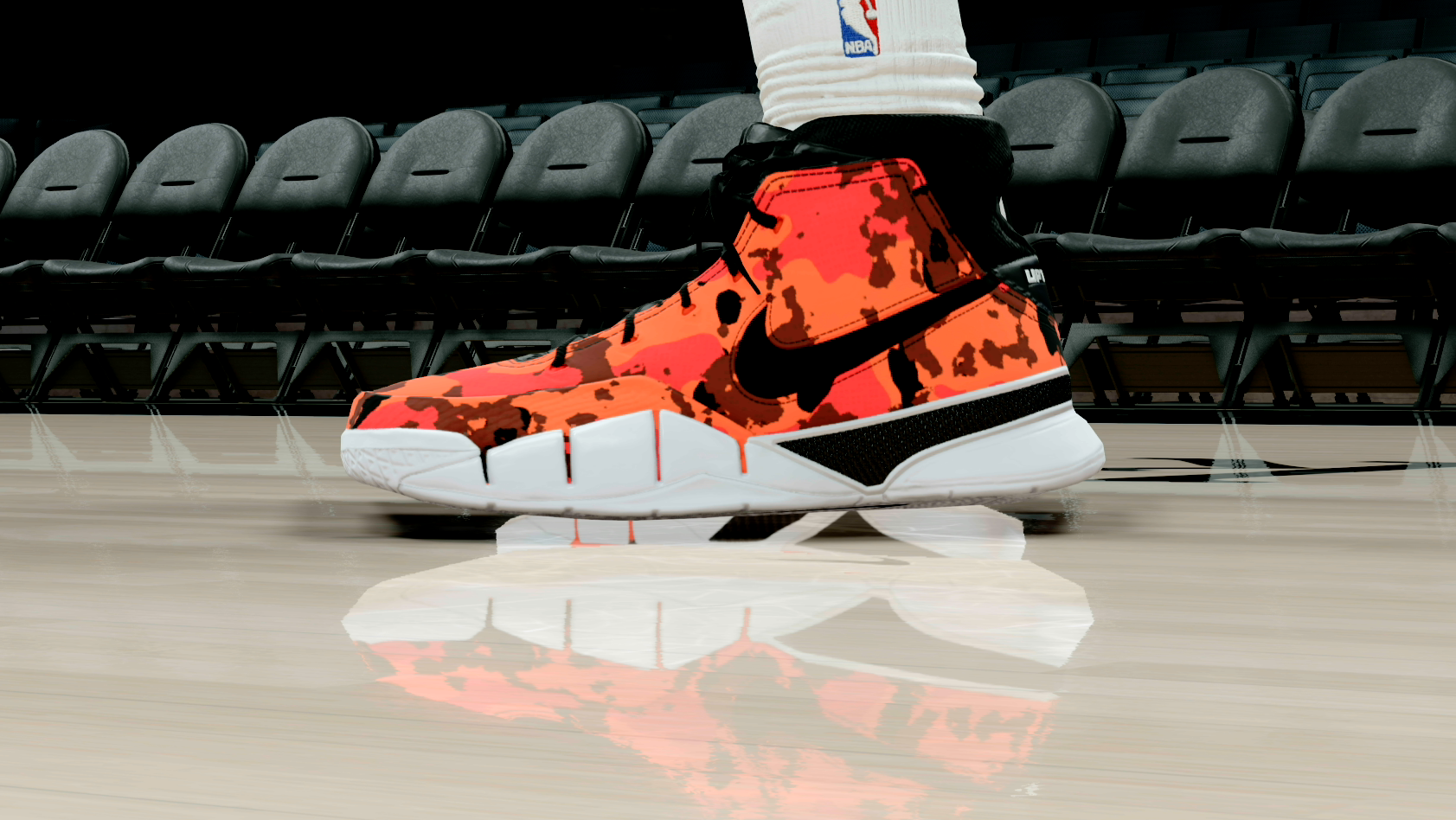 Kobe 1  UNDFTD Orange Camo