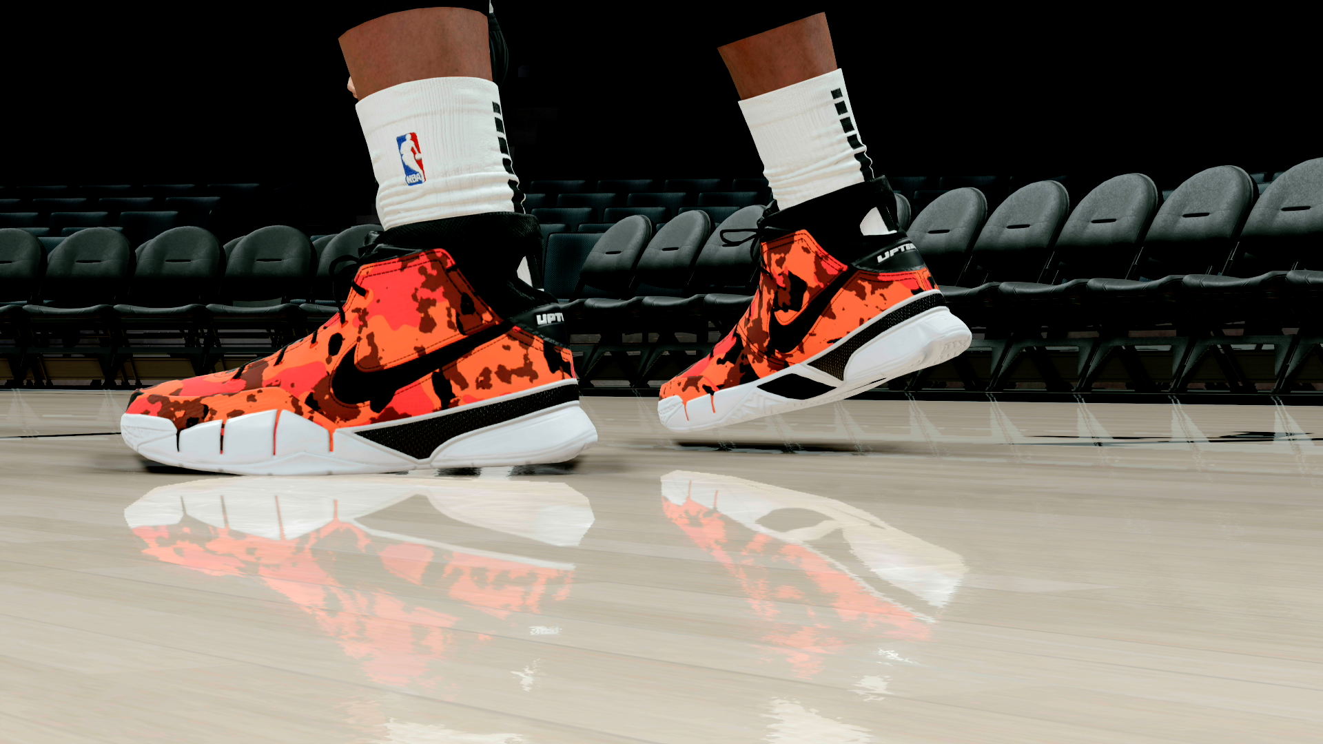 Kobe 1  UNDFTD Orange Camo