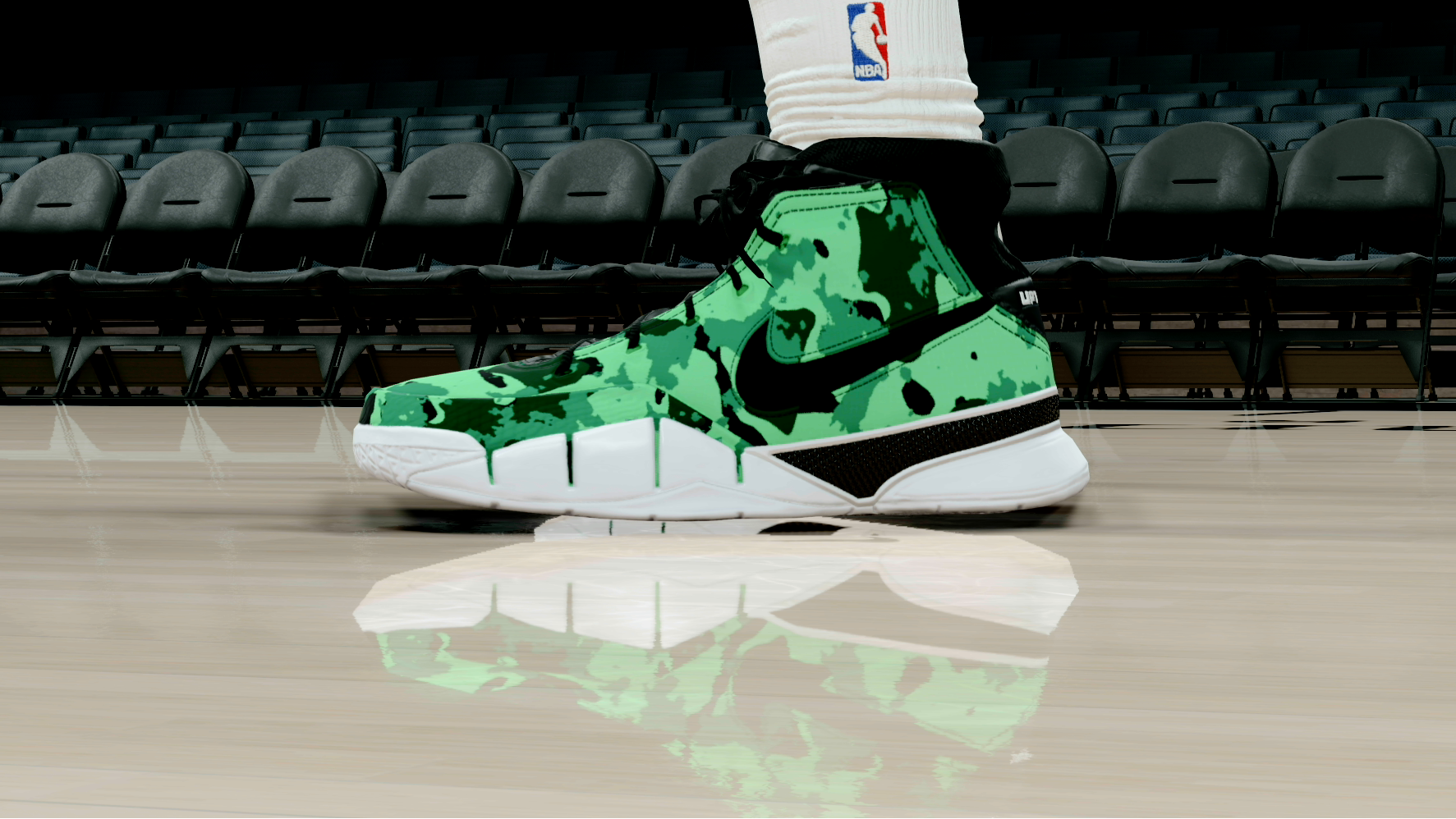 Kobe 1 UNDFTD Green Camo