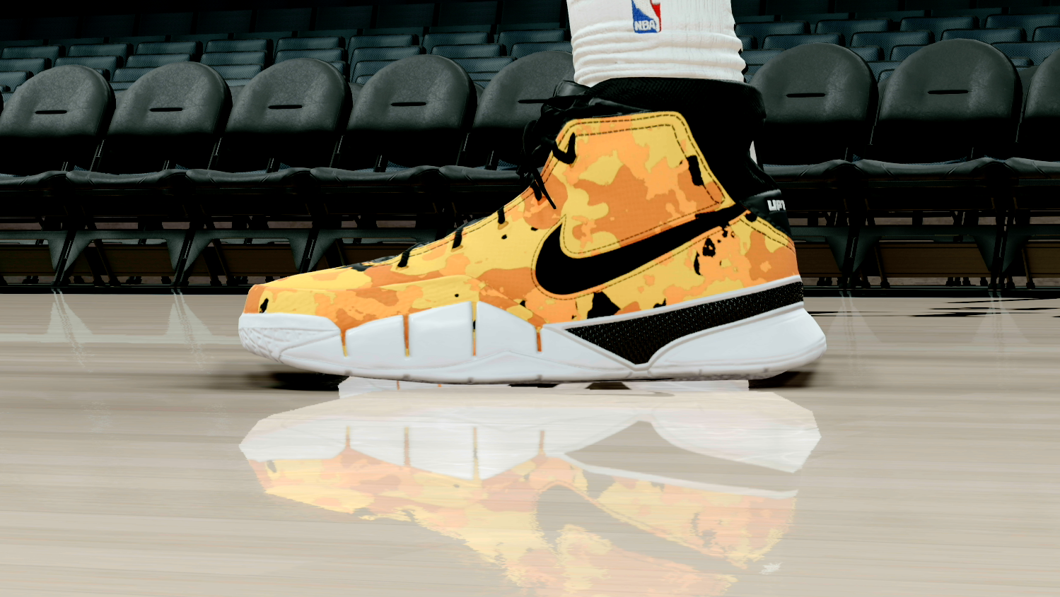 Kobe 1 UNDFTD Yellow Camo