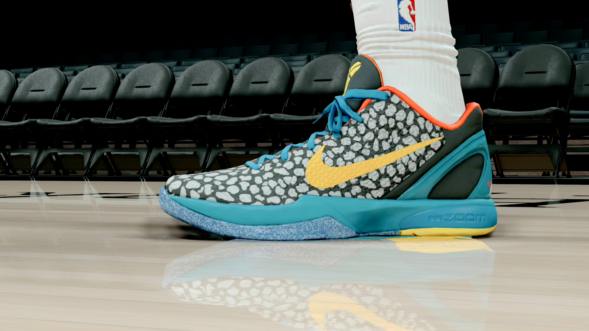 Kobe 6 Glass Blue