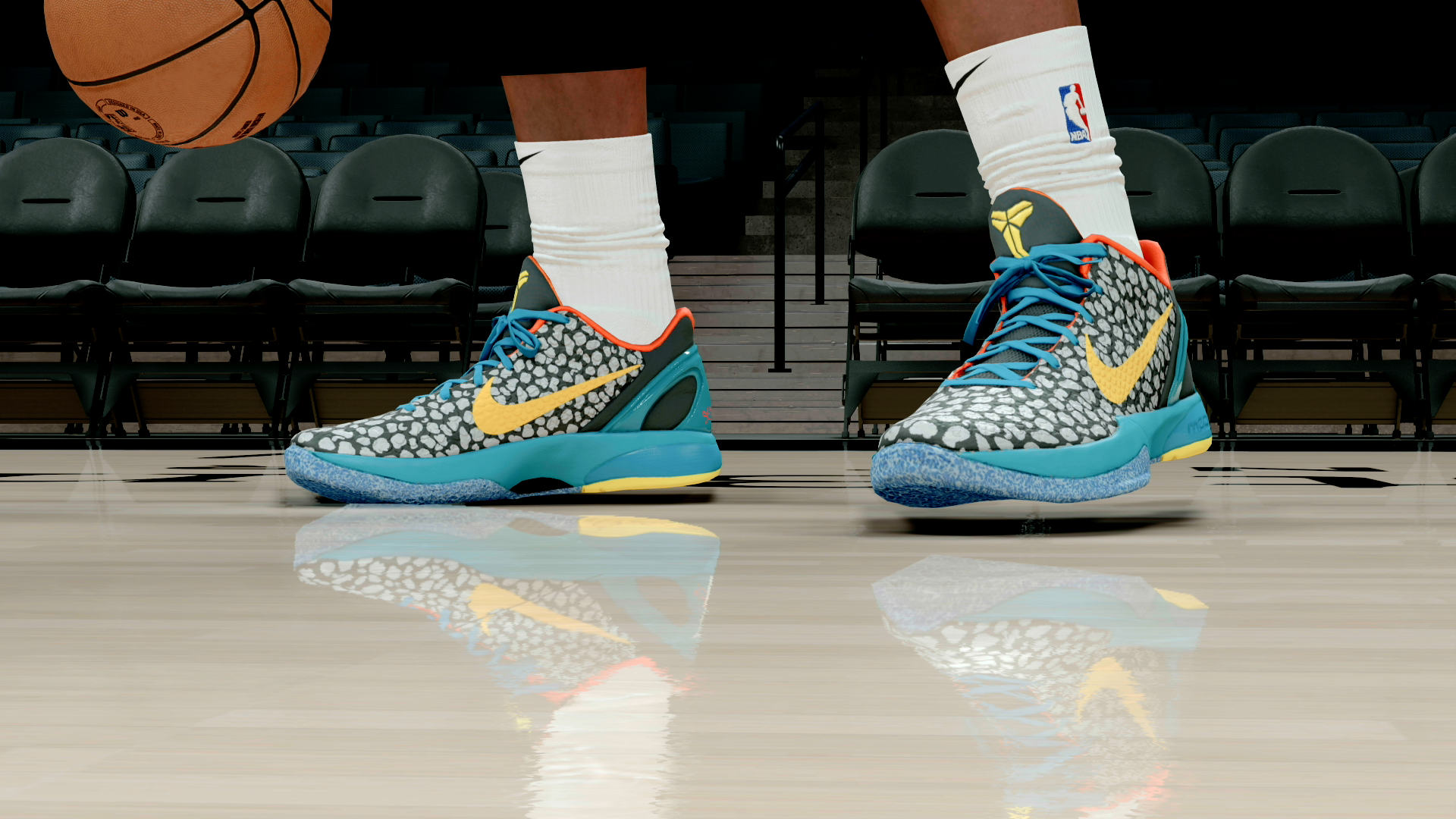 Kobe 6 Glass Blue
