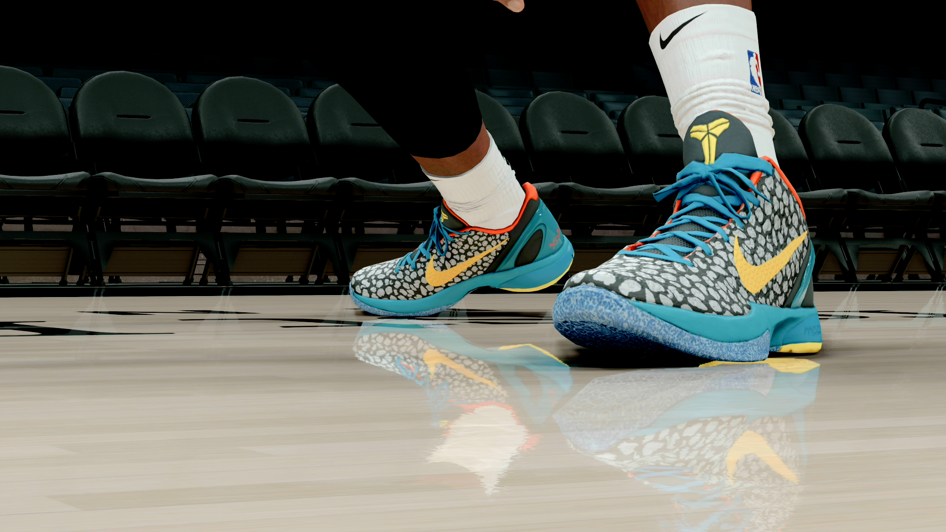 Kobe 6 Glass Blue