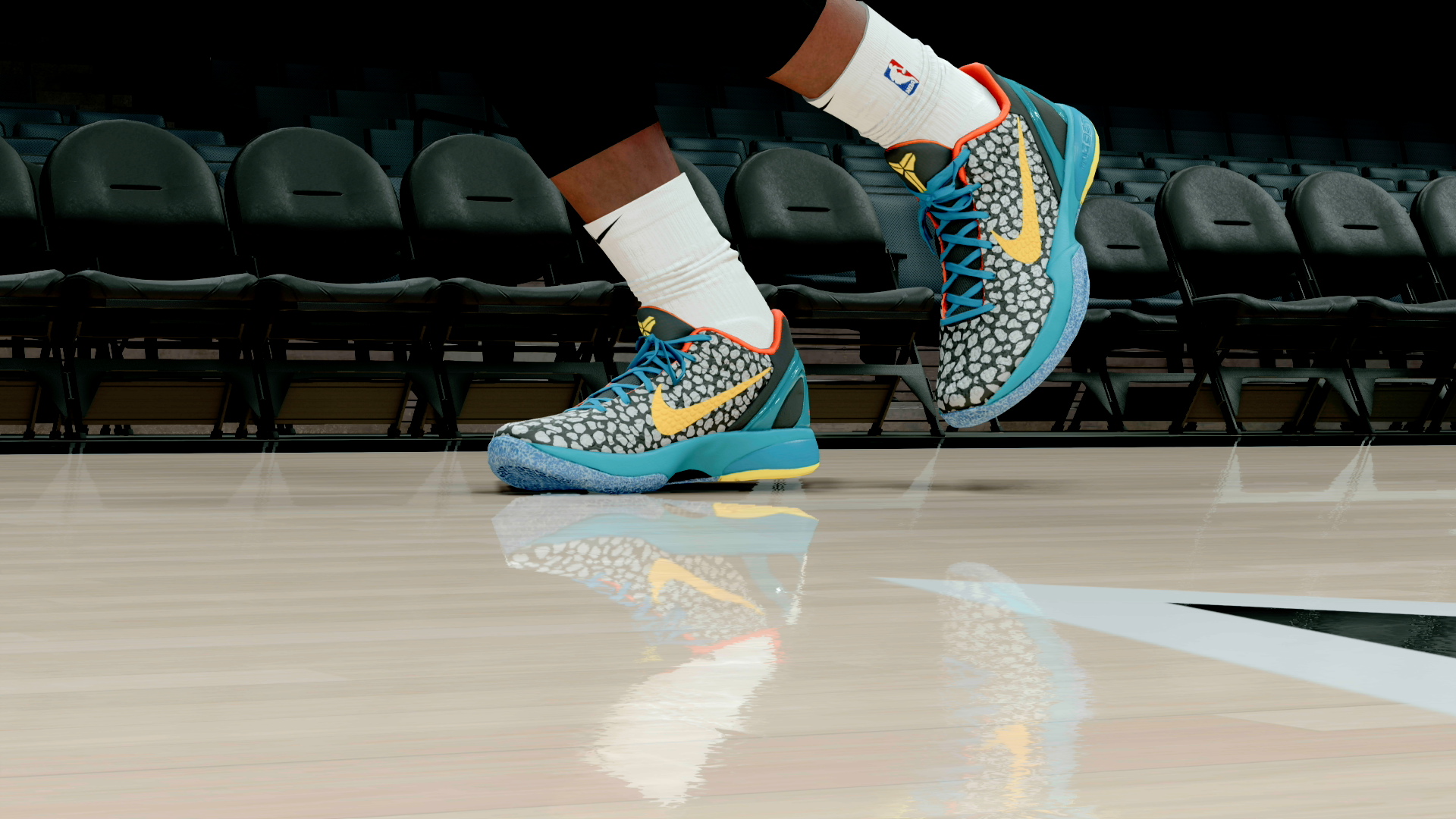 Kobe 6 Glass Blue