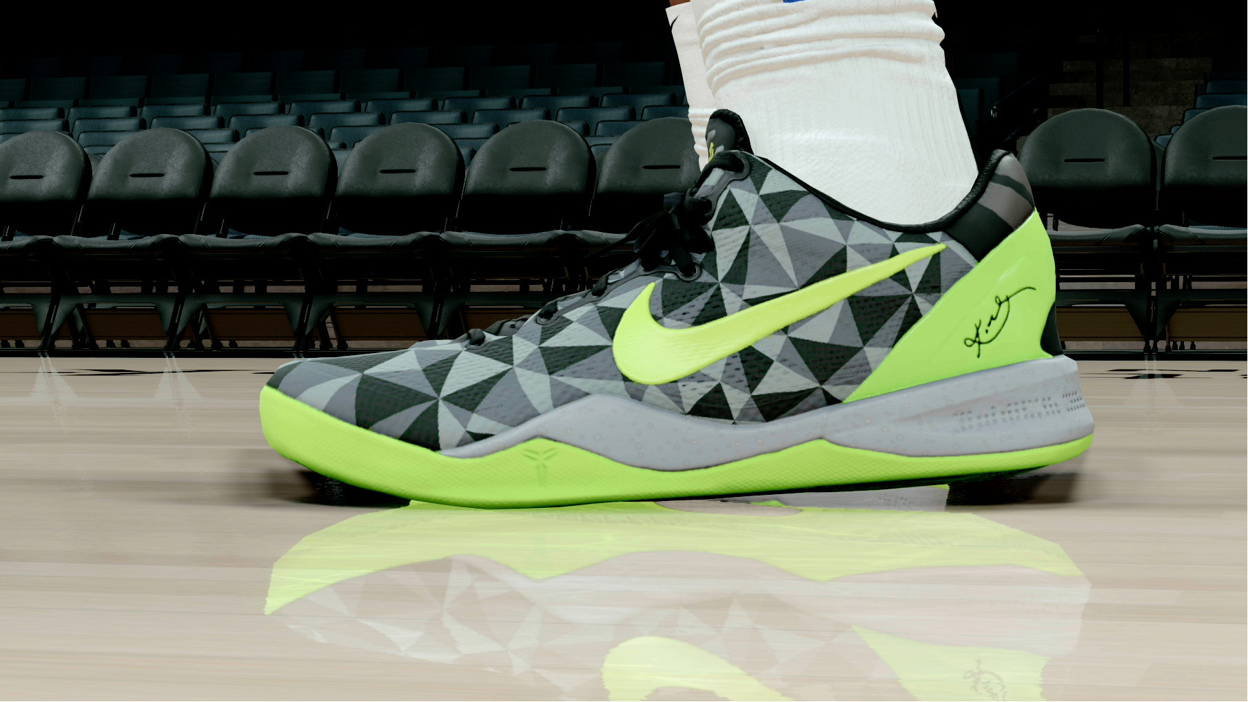 Kobe 8 Grey Camo Volt