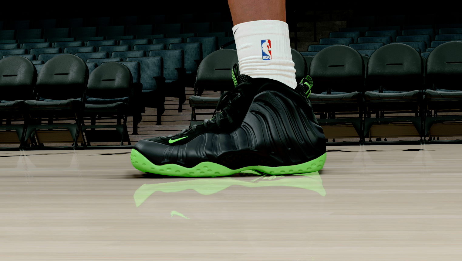 Air Foamposite One Black Volt
