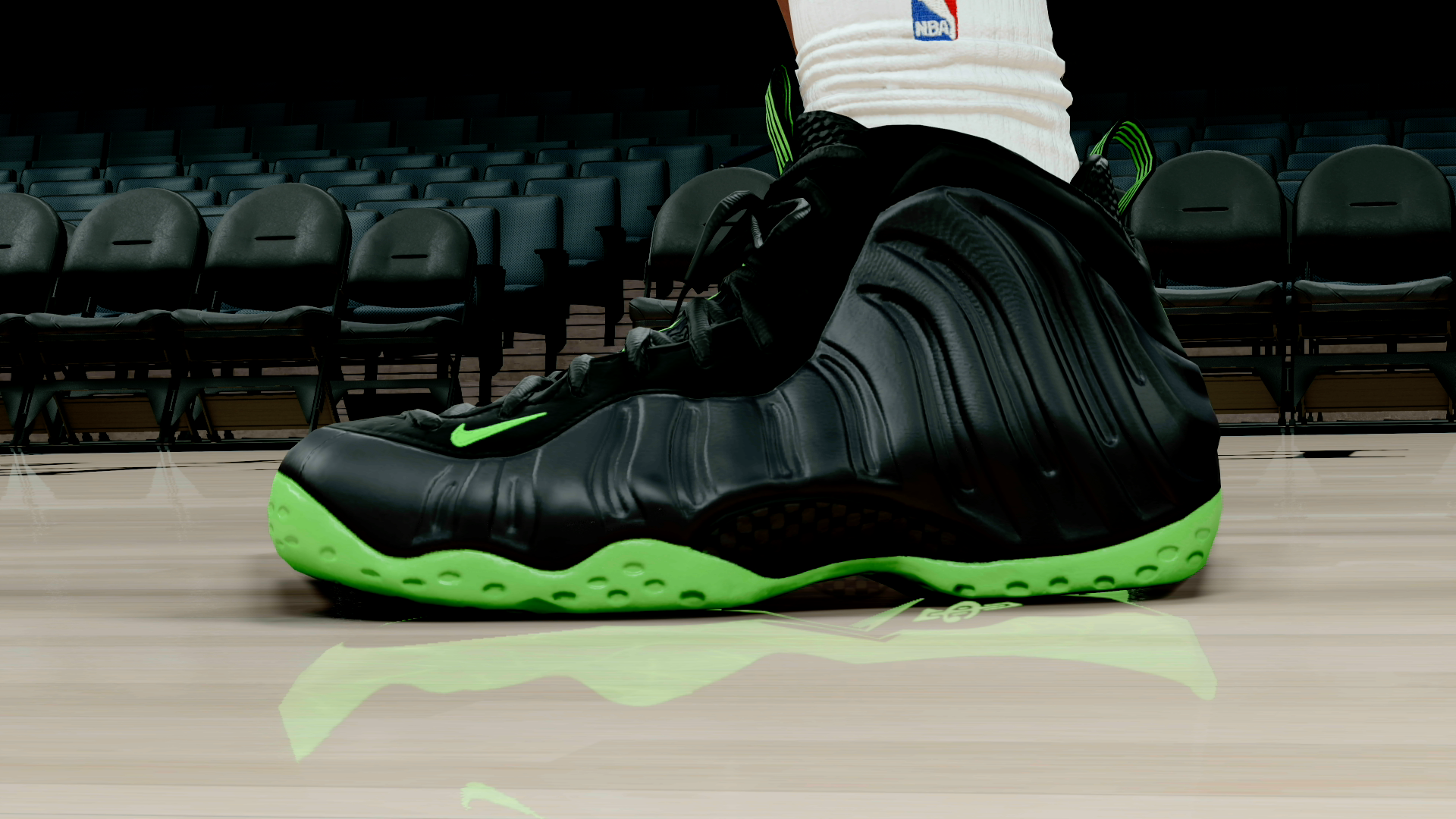 Air Foamposite One Black Volt