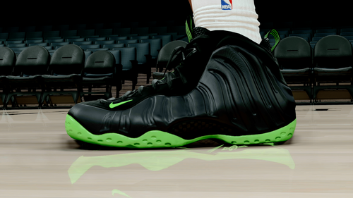 Air Foamposite One Black Volt