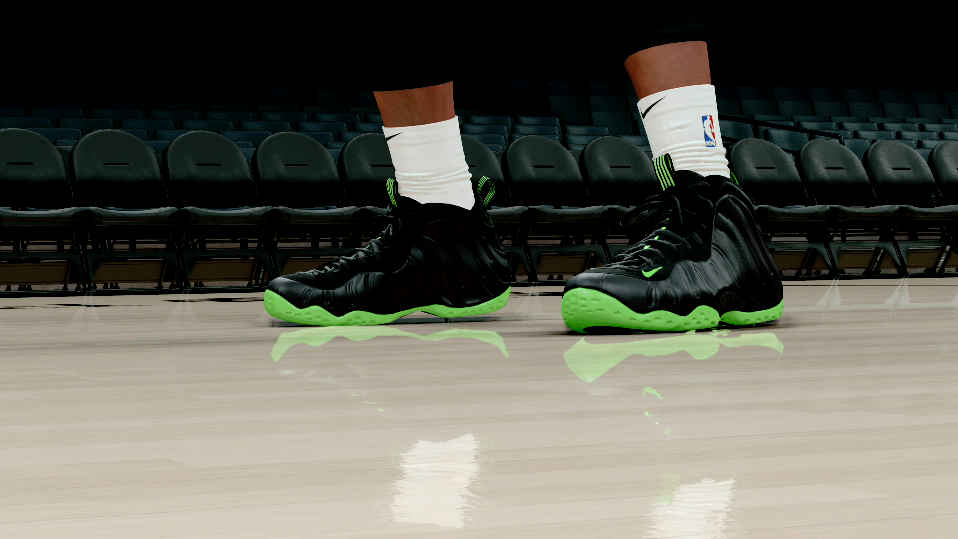 Air Foamposite One Black Volt