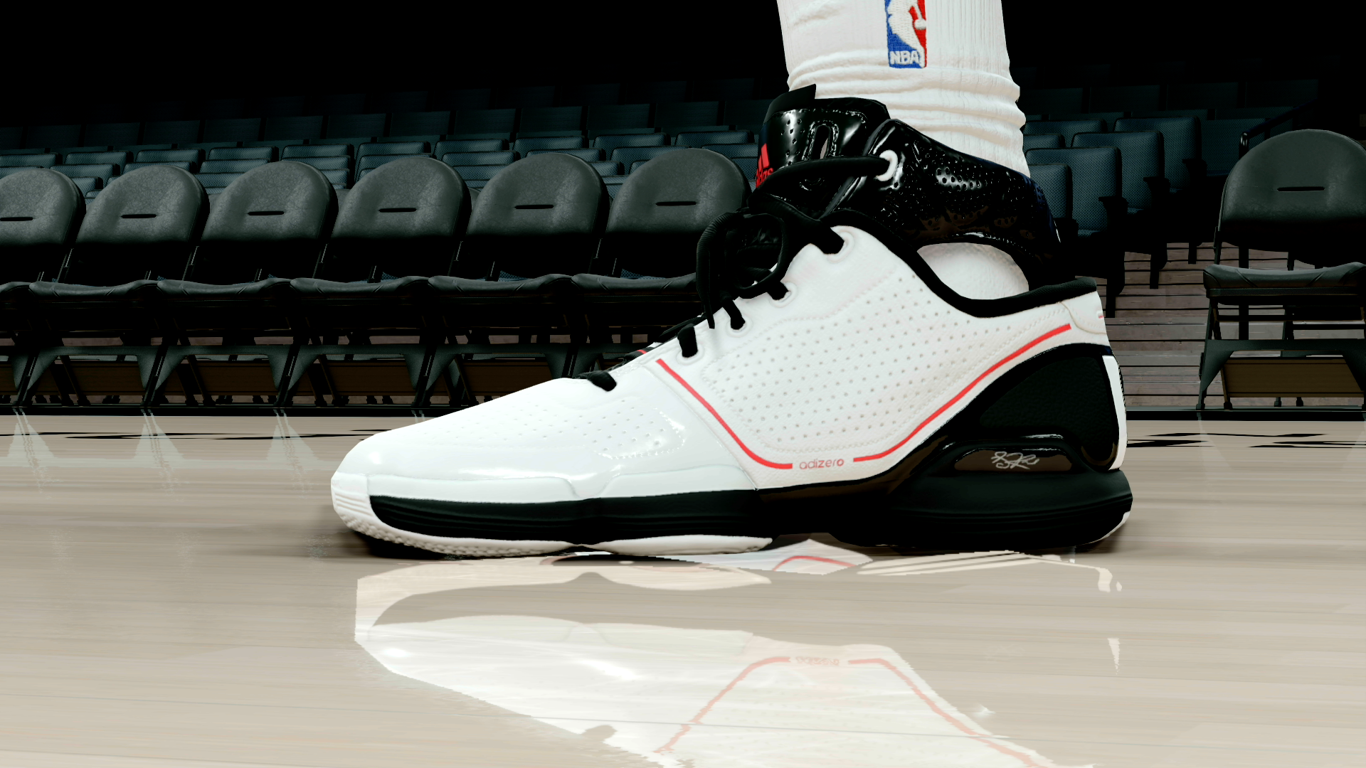 AdiZero Rose 1 White Black Red
