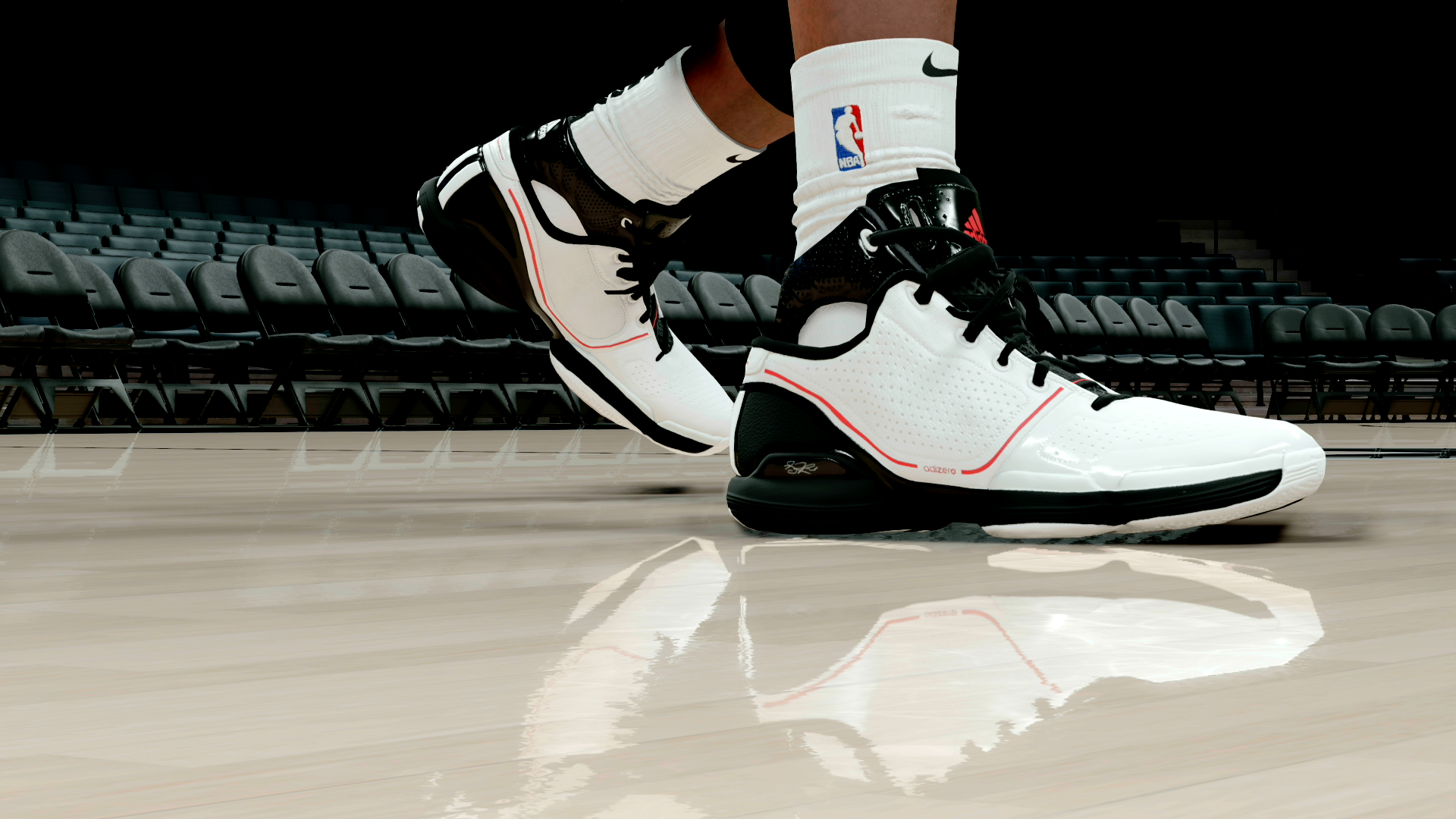 AdiZero Rose 1 White Black Red