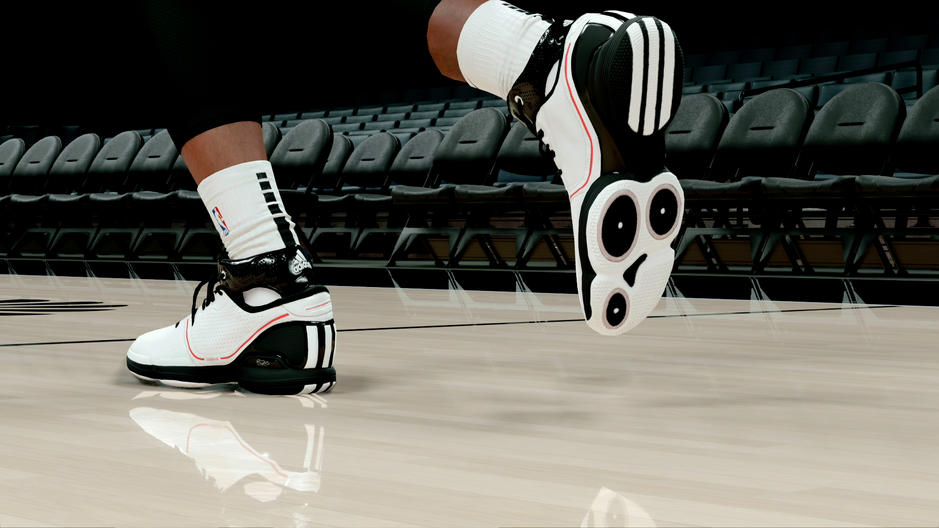 AdiZero Rose 1 White Black Red