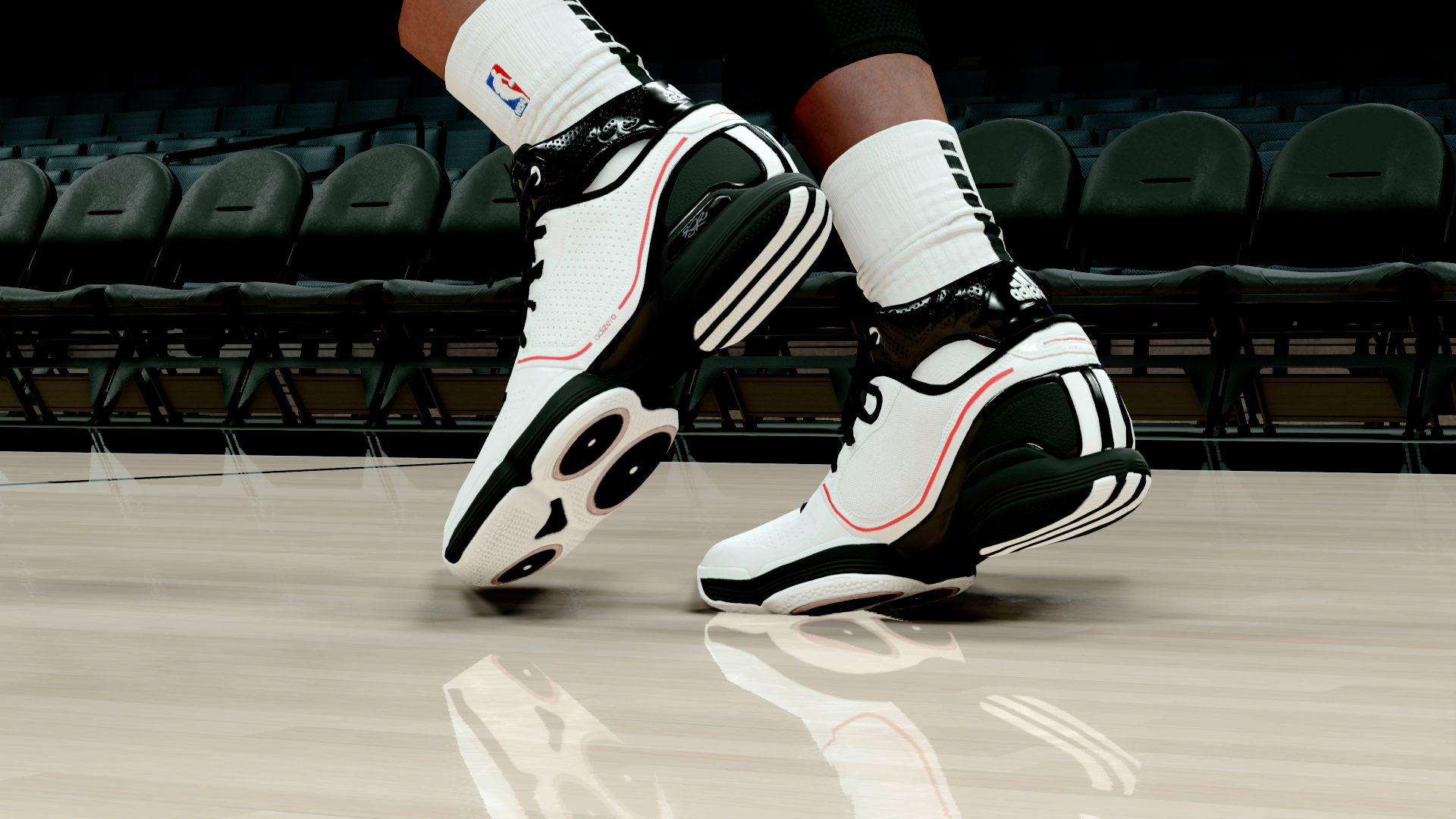 AdiZero Rose 1 White Black Red